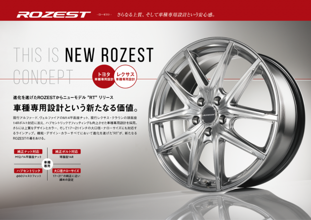 ローゼストRT！！ | お知らせ | タイヤセレクト久が原