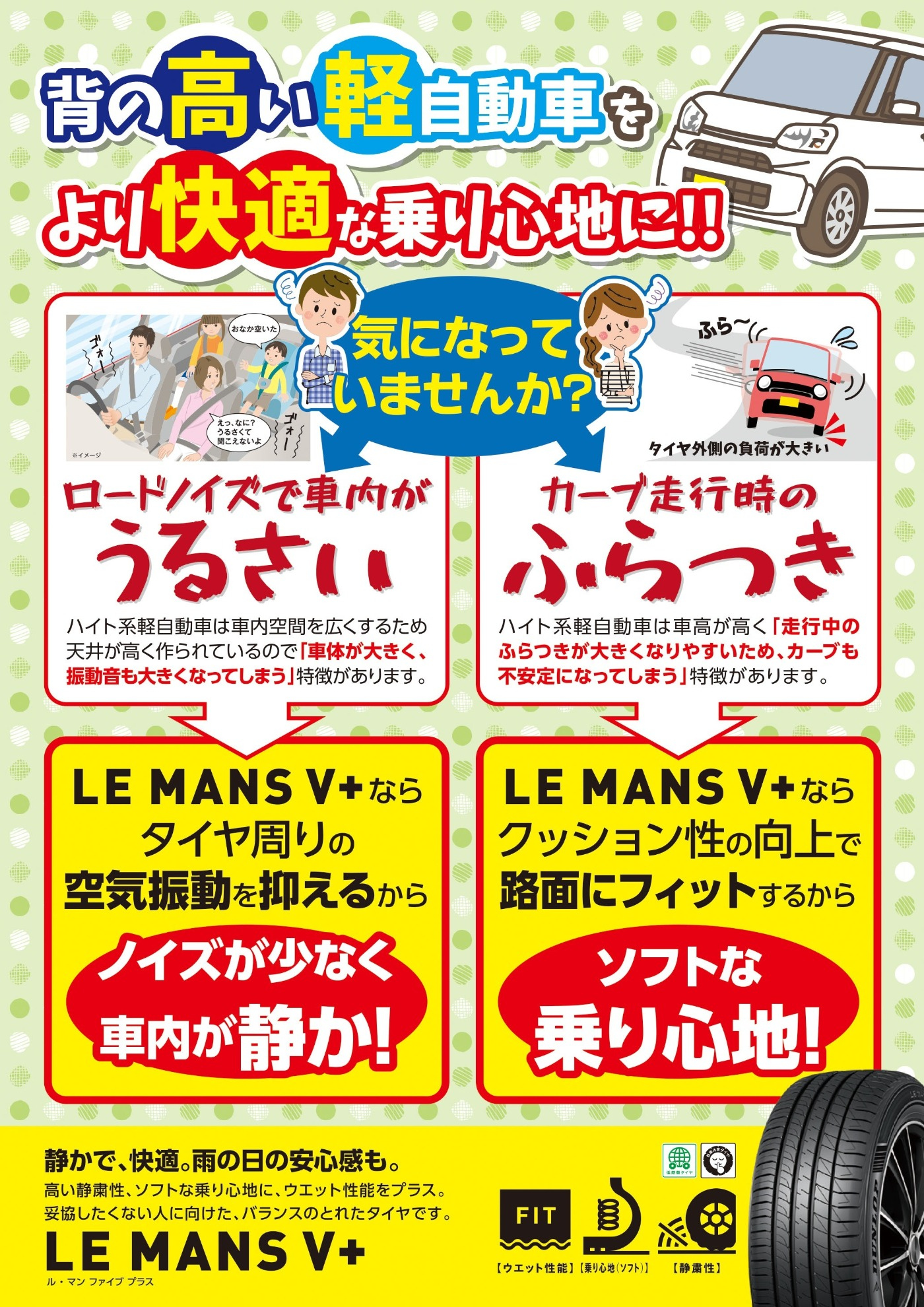 軽自動車へおすすめ商品のご案内♬ | お知らせ | タイヤセレクト豊中