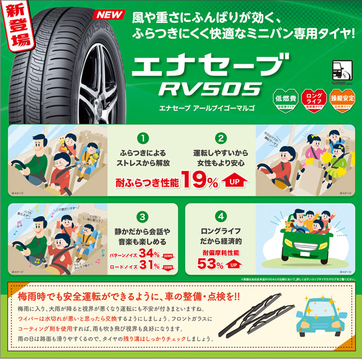 新発売rv505 お知らせ タイヤセレクト堺 タイヤセレクト タイヤランド Dunlop